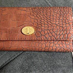 Kenneth Cole Reaction Slimfold Wallet BROWN